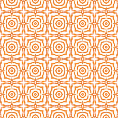 Tekrar eden çizgili el çizgisi sınırı. Portakal büyüleyici boho şık yaz tasarımı. Tekstil hazır duygusal baskı, mayo kumaş, duvar kağıdı, ambalaj. Çizgili el çizimi tasarımı.