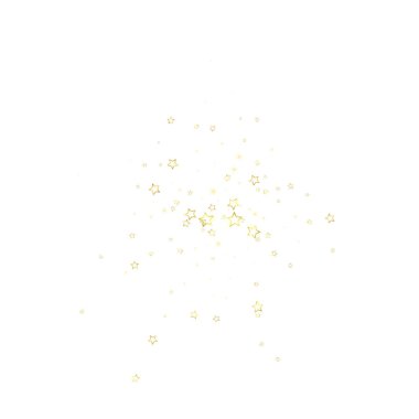 Noel ruhu. Kayan yıldızlar. Noel şablonu örtüşüyor. Beyaz arkaplanda şenlikli yıldız vektör çizimi.