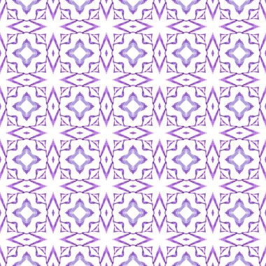 Tekstil hazır eşsiz baskı, mayo kumaş, duvar kağıdı, ambalaj. Mor trend boho şık yaz tasarımı. El yapımı Arabesk tasarımı. Doğulu arabesk el çizimi sınır.