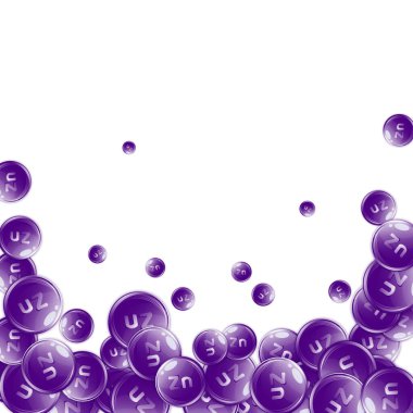 Çinko yuvarlak kapsüller rastgele dağılmış. Güzellik ve beslenme cilt bakımı. Sağlık konsepti. Temel vitamin vektör illüstrasyonu. 