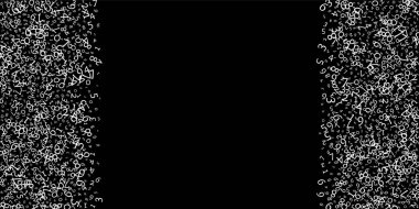 Uçan Latince mektuplar. İngiliz alfabesinin renkli çocuksu dağılmış çardakları. Yabancı diller öğrenim kavramı. Okula dönüş afişi .