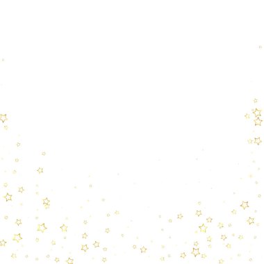 Noel ruhu. Kayan yıldızlar. Noel şablonu örtüşüyor. Beyaz arkaplanda şenlikli yıldız vektör çizimi.