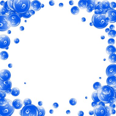 Magnezyum yuvarlak kapsüller rastgele dağılmış. Güzellik ve beslenme cilt bakımı. Temel vitamin vektör illüstrasyonu. Refah kavramı.