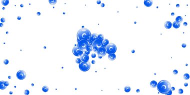 C vitamini yuvarlak kapsülleri rastgele dağılmış. Güzellik ve beslenme cilt bakımı. Sağlıklı yaşam konsepti. Temel vitamin vektör illüstrasyonu. 