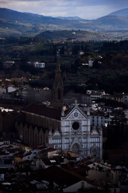 Floransa şehrinin manzarası, İtalya