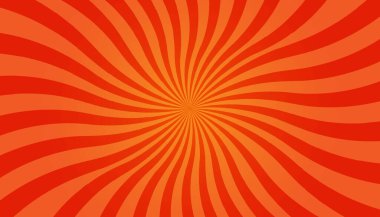 Sun ray vector background radial beam sunrise or sunset light retro design illustration