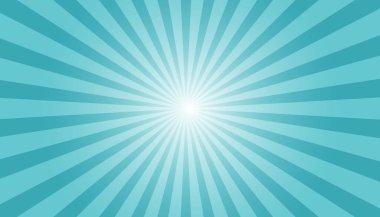 Sun ray vector background radial beam sunrise or sunset light retro design illustration