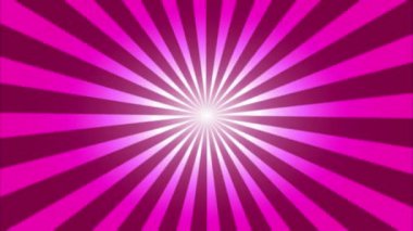 Soyut mor güneş ışınları arka planı, güneş patlaması grafik tasarımı, 2D animasyon görüntüleri