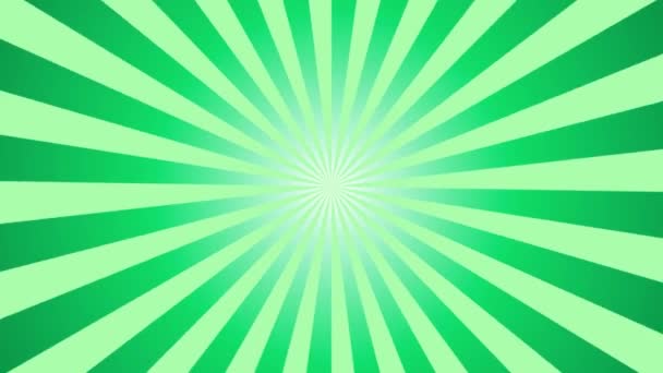 Абстрактный Зеленый Фон Солнечных Дождей Графический Дизайн Солнечных Вспышек Анимационные — стоковое видео