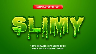 Yapışkan metin, düzenlenebilir metin efekti biçimi, yeşil ve yapışkan metin biçimi