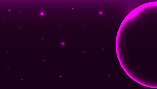 Футуристический Ретро Неоновый Световой Эффект Абстрактный Фон Фиолетовыми Неоновыми Светящимися — стоковый вектор