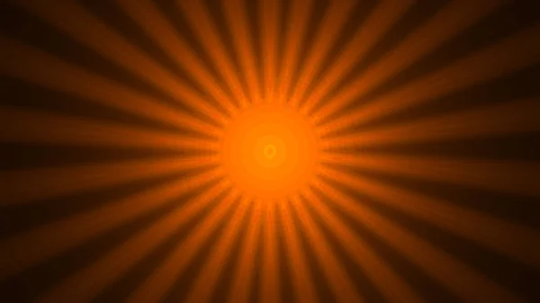 Помаранчеві Сонячні Промені Векторний Фон Радіальні Промені Світанку Або Заходу — стоковий вектор
