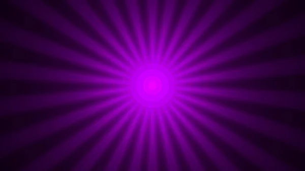Purple Sun Rays Vector Background Radial Beams Sunrise Sunset Light — Stock Vector