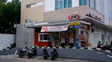 AW Restaurant drive thru. Jakarta, 16 February 2023.