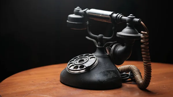 Régi Vintage Telefon Fotózás Gyűjteménye Mandiri Múzeum Jakarta 2023 Március — Stock Fotó