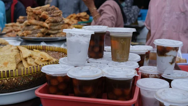 Banan Kolak Bubur Sumsum Dla Iftar Rawamangun Ramadan Street Żywności — Zdjęcie stockowe