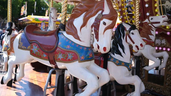 Merry Horse Riding Fairground Sydney Kwietnia 2023 — Zdjęcie stockowe