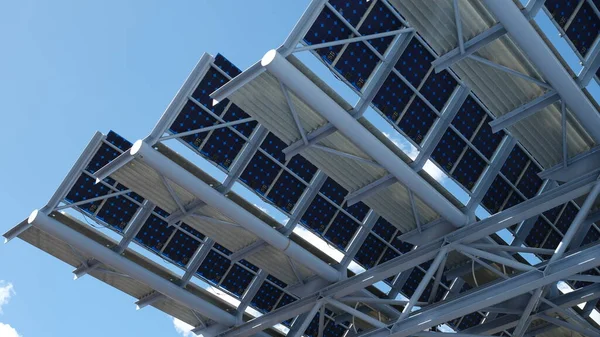 Solarzellen Licht Für Den Außenbereich — Stockfoto