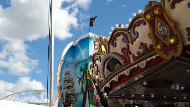 Merry Okrągły Dach Targu Sydney Kwietnia 2023 — Wideo stockowe