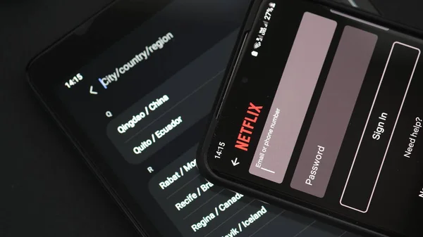 Netflix paylaşım parolası için farklı bölgelere giriş üyeliği. Sydney, 8 Haziran 2023.