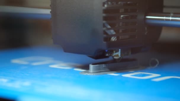 Printing Machine Printing Cookie Cutters — Stock Video