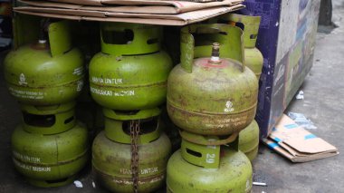 Gaz tedarikçisinde 3 kg LPG doğalgaz.