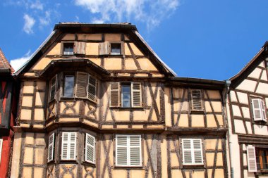Kaysersberg. Maisons a colombages, Haut-Rhin, Alsace. Grand Est