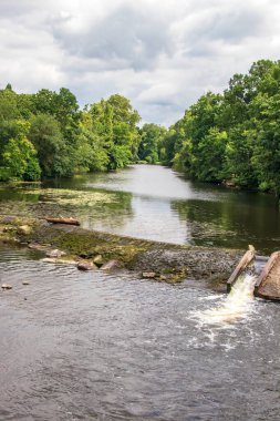 Clisson. La Sevre-Nantaise Vue milletvekili le Pont de la Vallee. Loire-Atlantique 'de. Ücretler de la Loire 