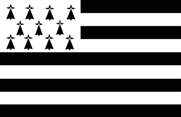 Bandera Bretaña Blanco Negro — Foto de Stock