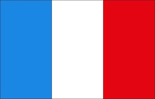 Прапор Кольорами Франції — стоковий вектор