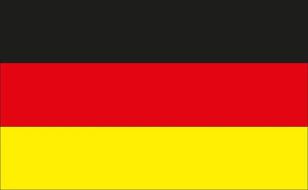 Bandeira Com Cores Alemãs — Vetor de Stock