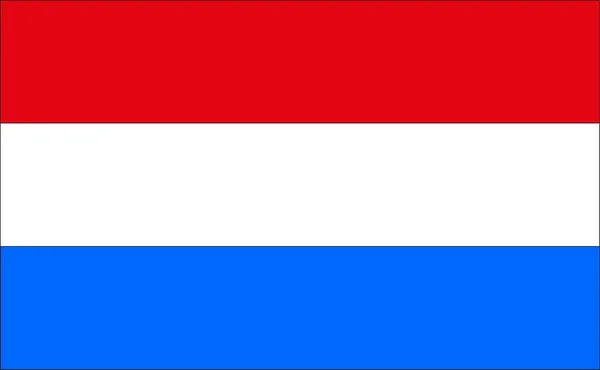 Bandeira Com Cores Luxemburgo —  Vetores de Stock