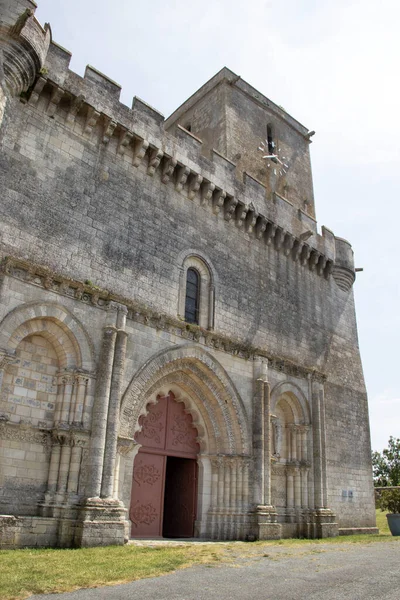 Esnandes Chiesa Saint Martin Vista Dall Esterno Charente Maritime Nouvelle — Foto Stock