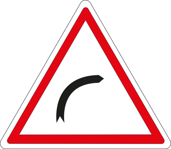 フランスの道路標識 — ストックベクタ