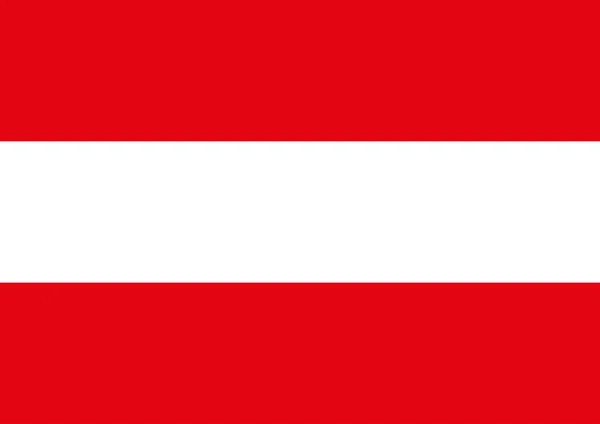 Bandiera Nei Colori Dell Austria — Foto Stock