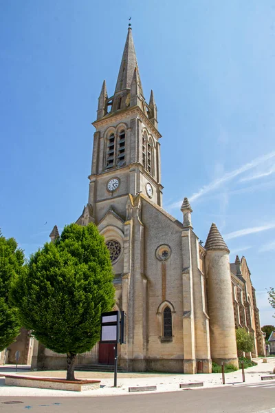 Saint Hilaire Palud Esterno Della Chiesa Saint Hilaire Deux Svres — Foto Stock