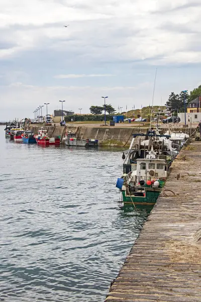 Carteret Trawler Quay English Channel Normandy — Stock Photo, Image