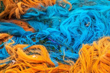 Endüstriyel balık ağlarının kurutulması