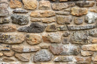 Ön taş duvara yakın çekim