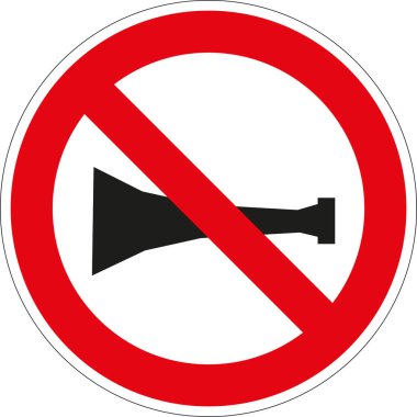 Fransızca yol işareti: Signaux sonores interdits