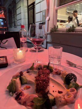 the dinner menu at a restaurant in Buenos Aires