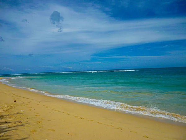 Вид Пляж Красивый — стоковое фото