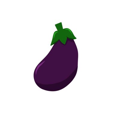 Yeşil uçlu bir patlıcan resmi..