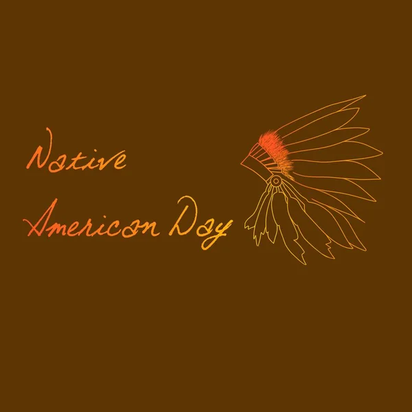 Yerli Amerika Günü Arkaplan Tanımı. Amerika Birleşik Devletleri 'ndeki Yerli Amerika Günü etkinliklerinde kullanılır..