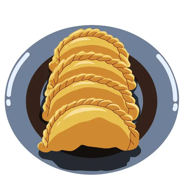 Geleneksel Endonezya gıda pastalarının et ya da sebze dolgulu undan yapılmış hali.