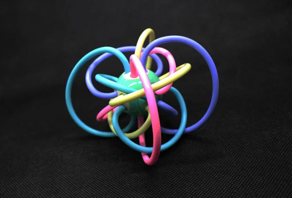 Jouets Pour Enfants Forme Boules Corde Colorées — Photo