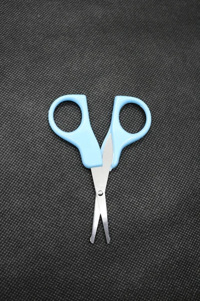 Small Scissors Useful Cutting Small Things Looks Cute Funny — Stock Photo, Image