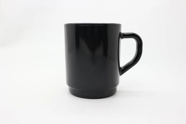 Large Clean Black Cup — Stock Photo, Image