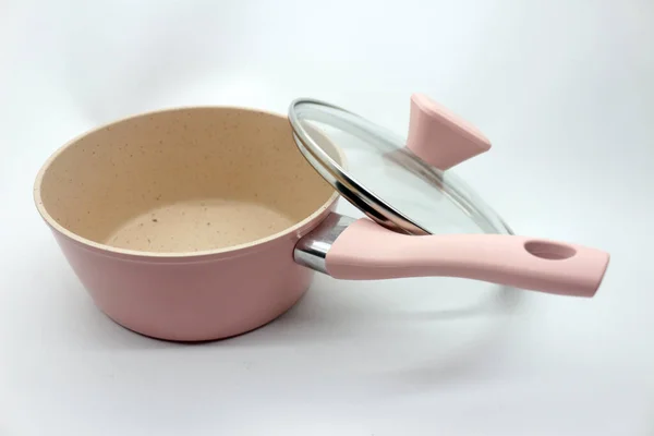 Clean Pink Steamer Pot — Stock Photo, Image