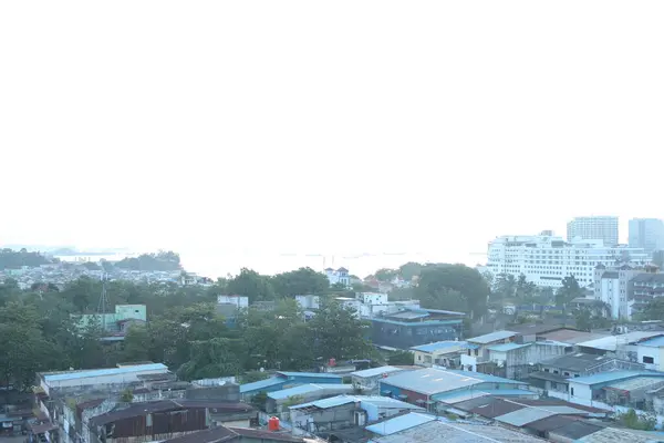 Вид Здания Сверху Острове Утром — стоковое фото